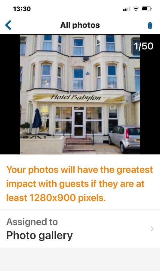 Hotel Babylon Blackpool Exterior foto